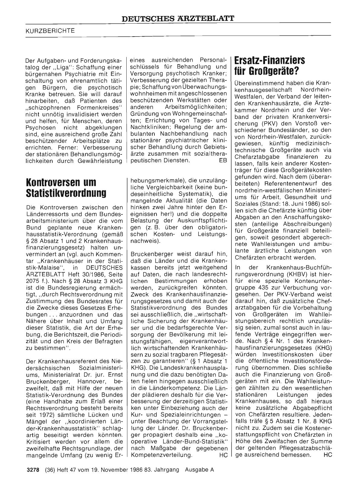 Vorschauseite 1: Kontroversen um Statistikverordnung