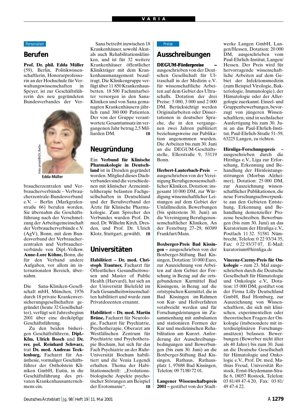 Vorschauseite 1: Neugründung