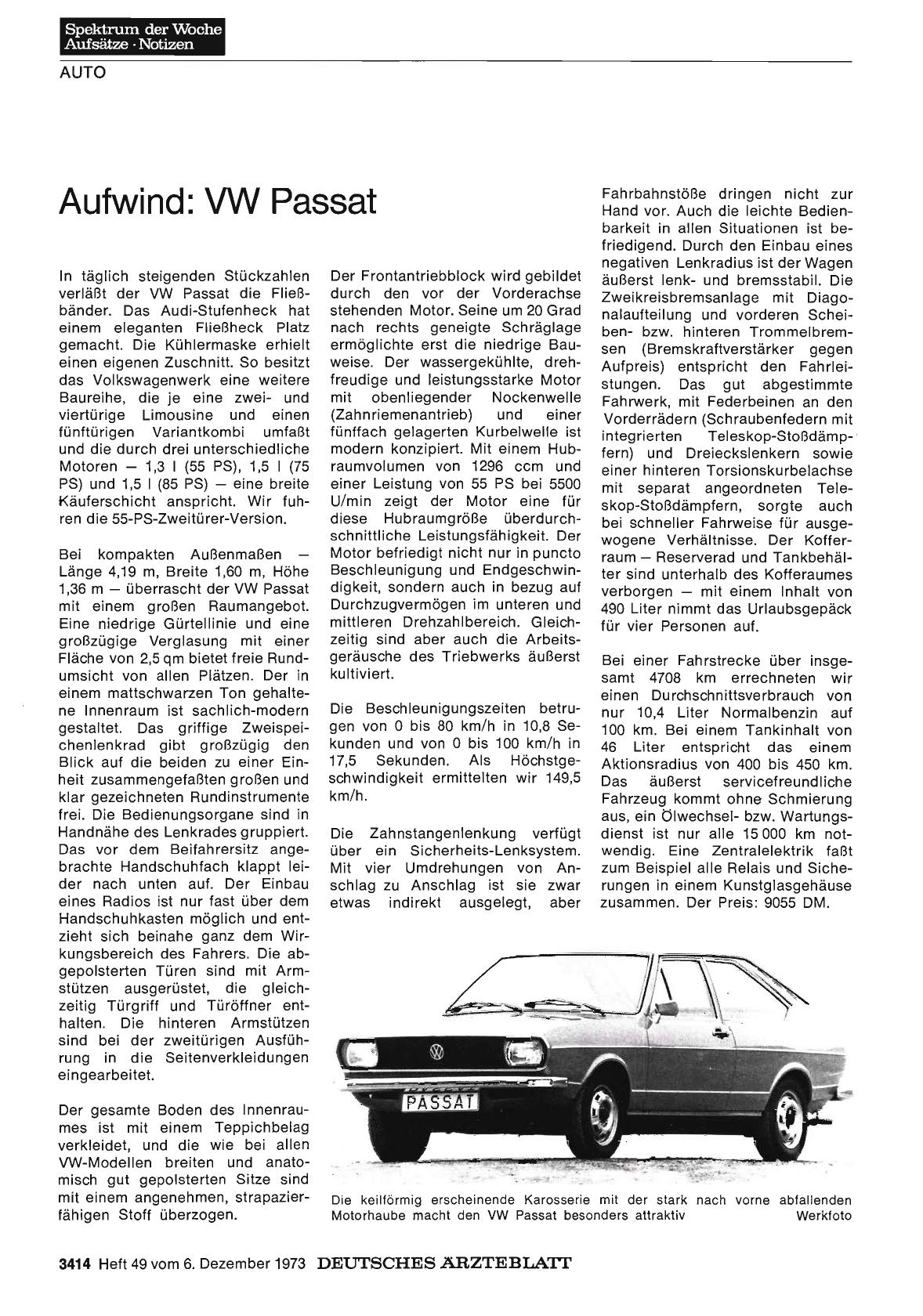 Vorschauseite 1: Aufwind: VW Passat