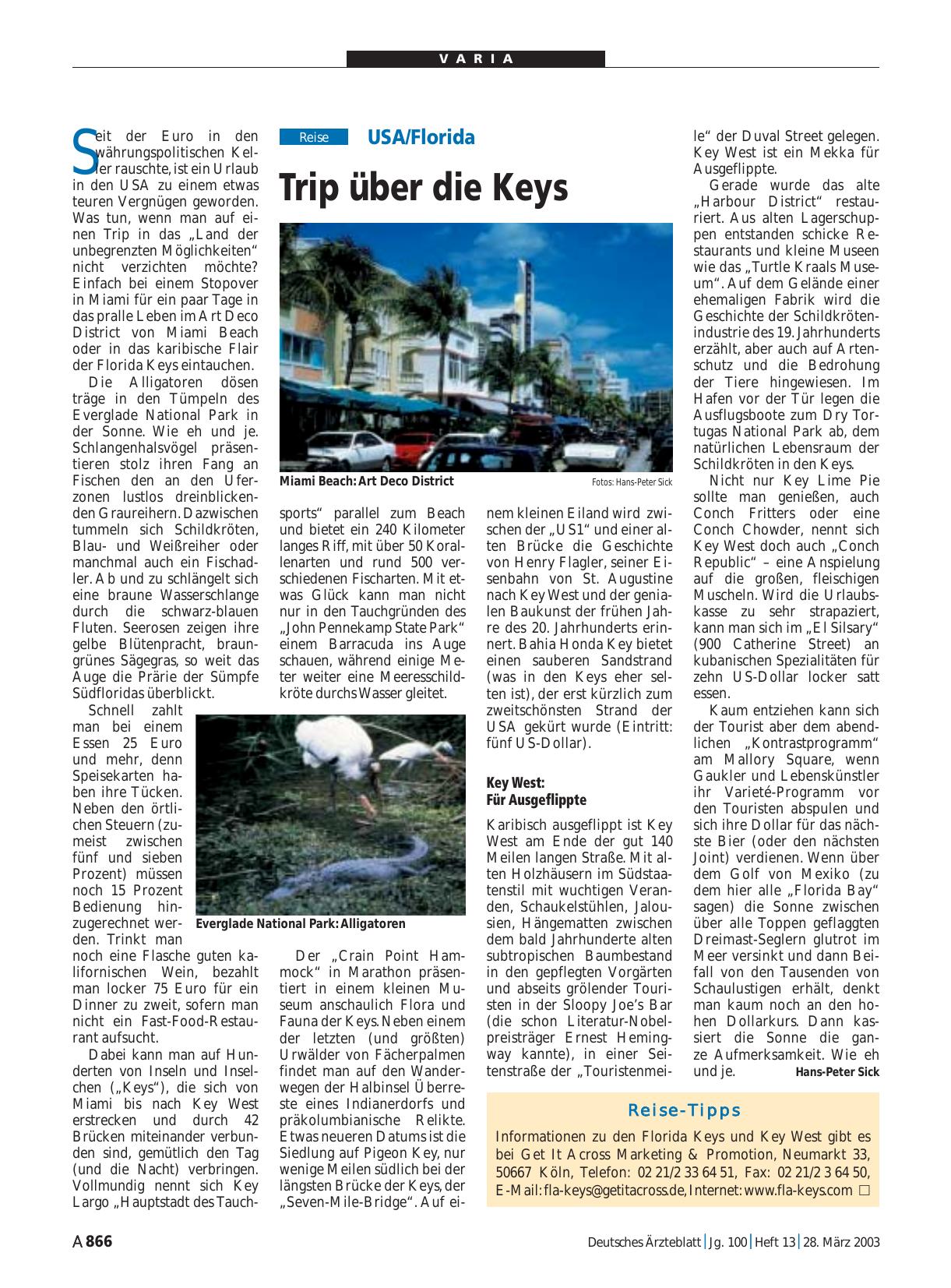 Vorschauseite 1: USA/Florida: Trip über die Keys