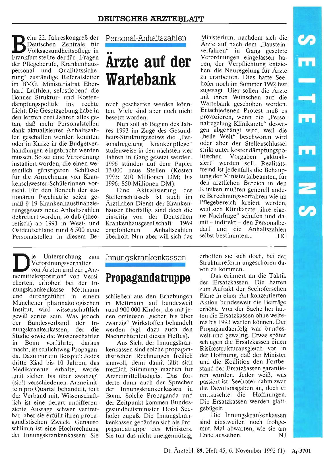 Vorschauseite 1: Innungskrankenkassen: Propagandatruppe