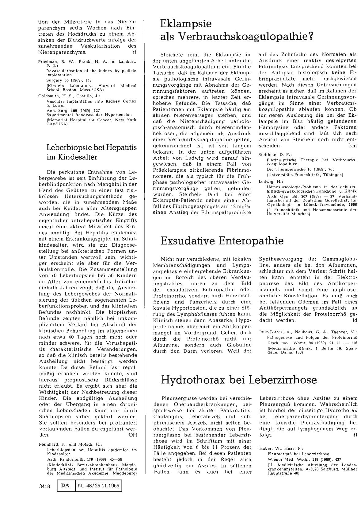 Vorschauseite 1: Leberbiopsie bei Hepatitis im Kindesalter