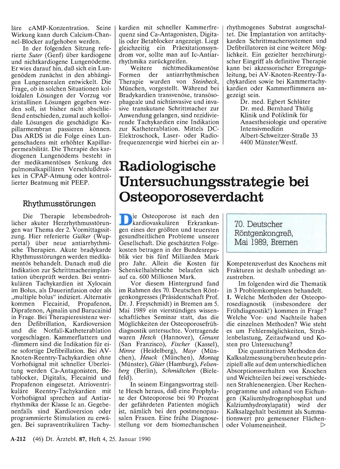 Vorschauseite 1: Radiologische Untersuchungsstrategie bei Osteoporoseverdacht