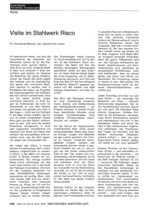 Vorschauseite 1: Visite im Stahlwerk Risco