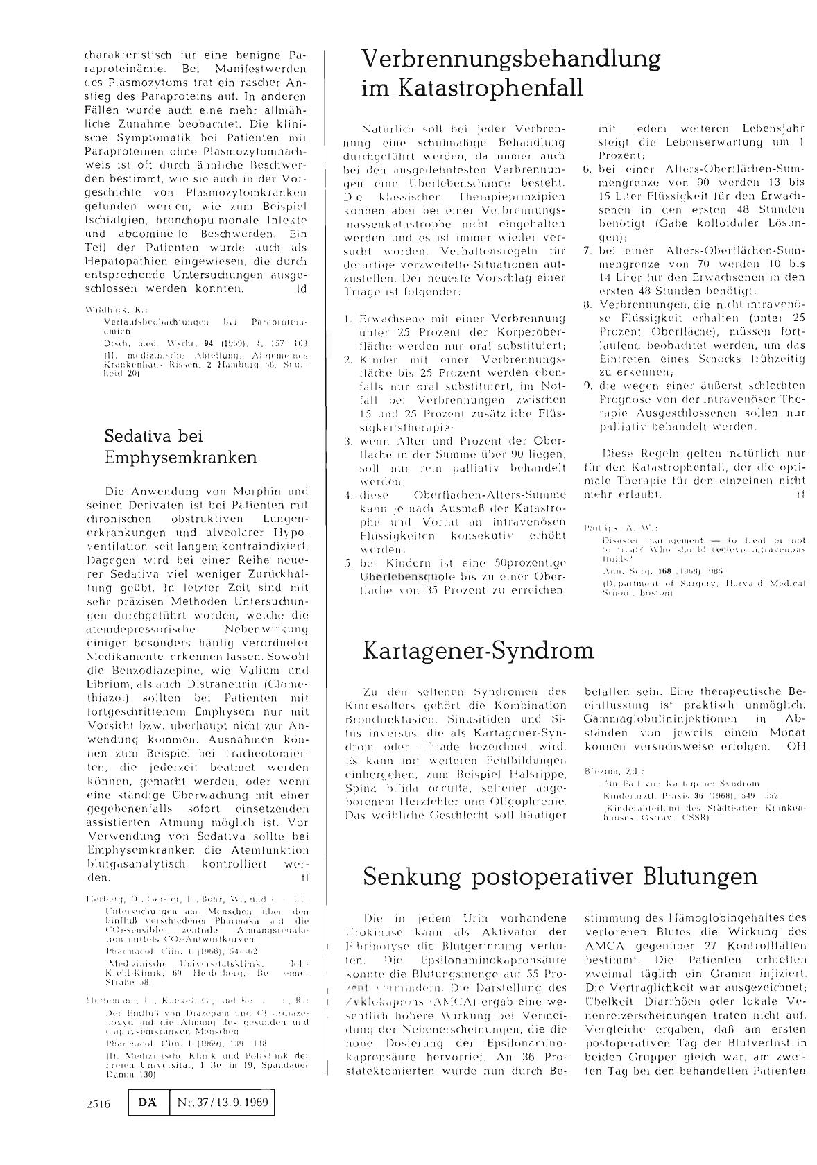 Vorschauseite 1: Sedativa bei Emphysemkranken