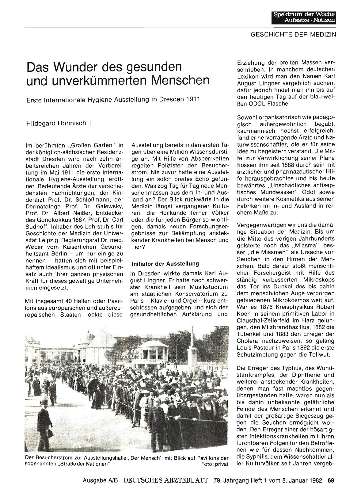 Vorschauseite 1: Das Wunder des gesunden und unverkümmerten Menschen