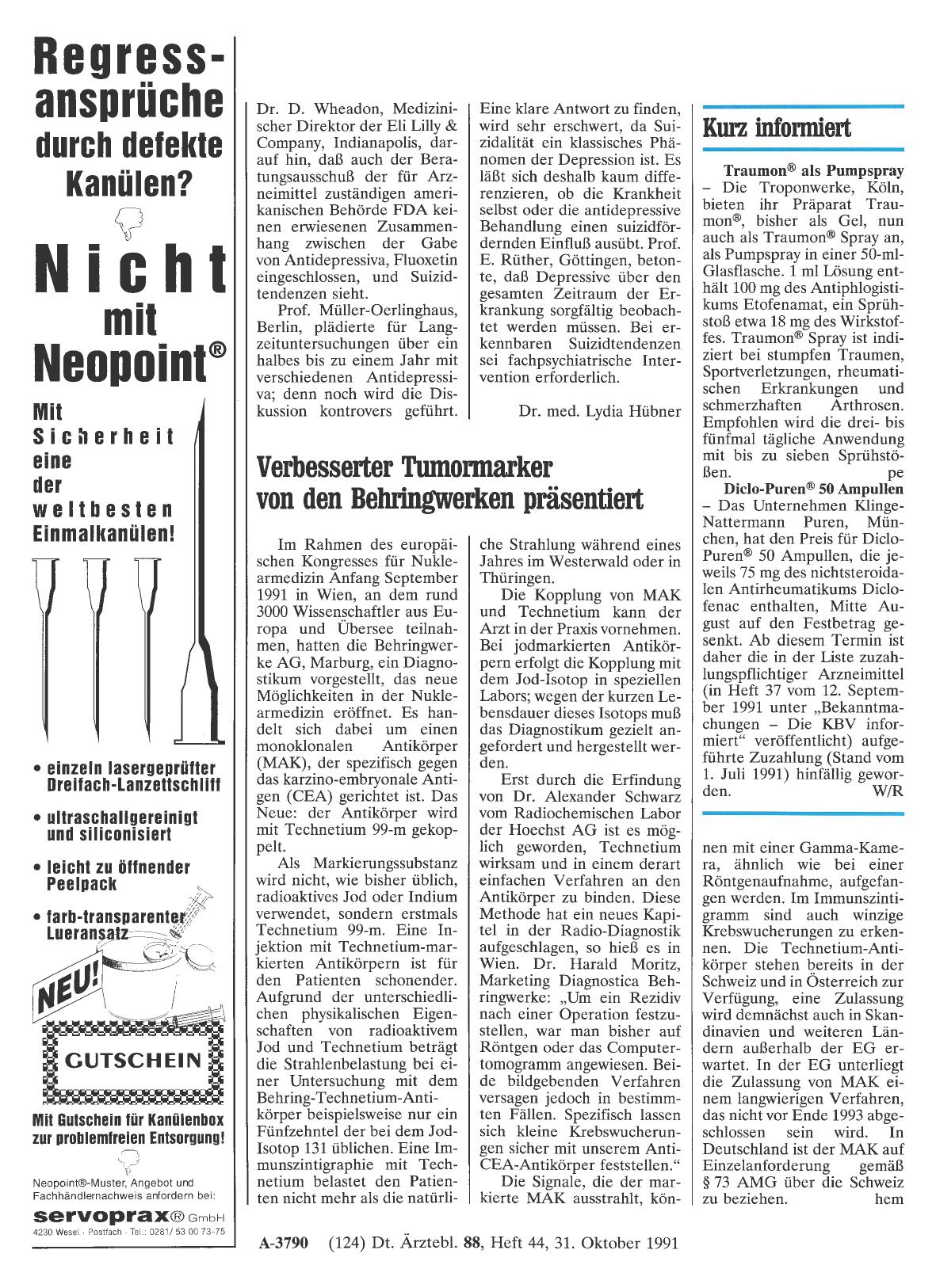 Vorschauseite 1: Kurz informiert