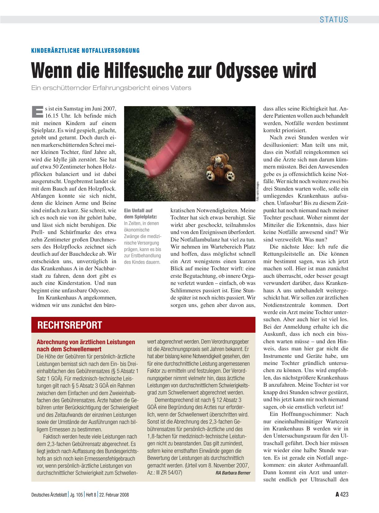 Vorschauseite 1: Rechtsreport