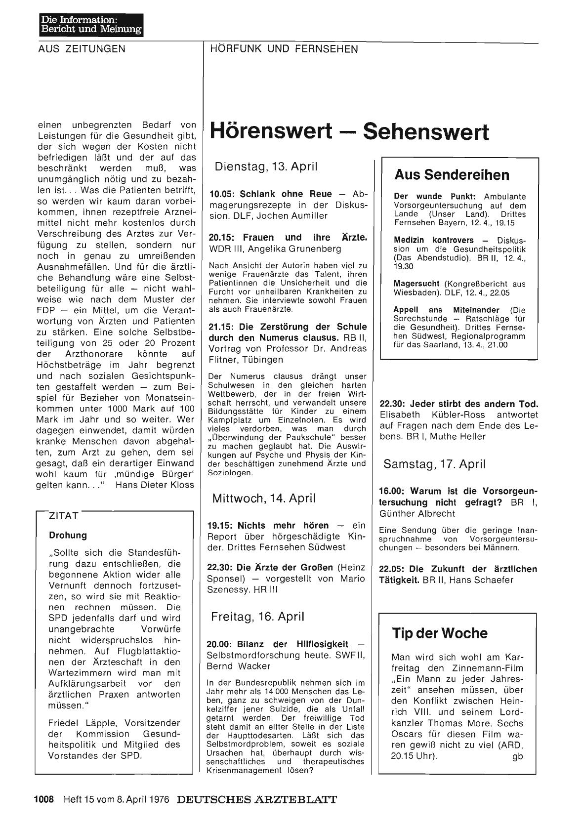 Vorschauseite 1: Drohung