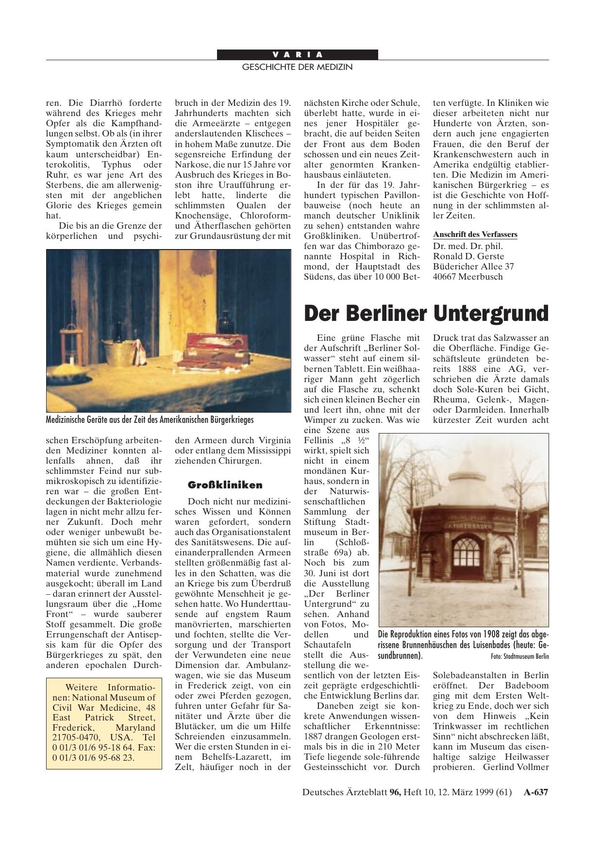 Vorschauseite 1: Der Berliner Untergrund