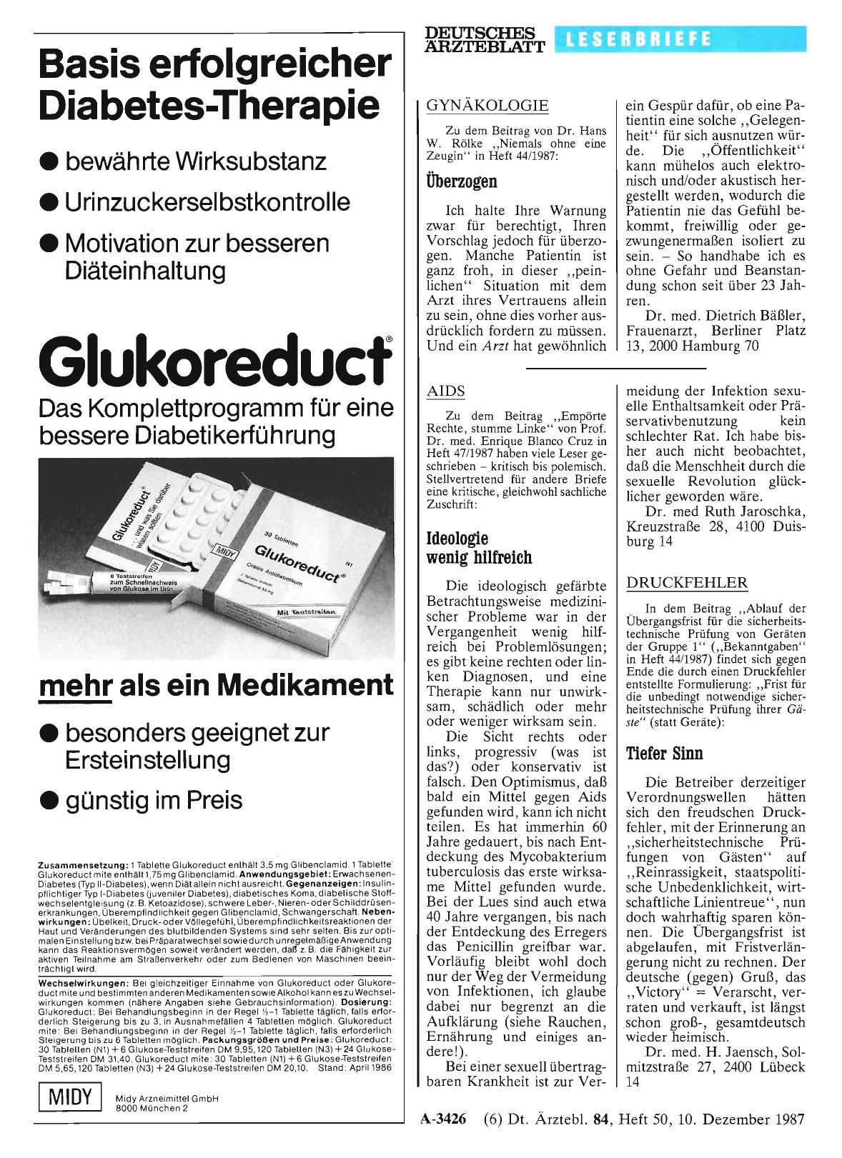 Vorschauseite 1: AIDS: Ideologie wenig hilfreich