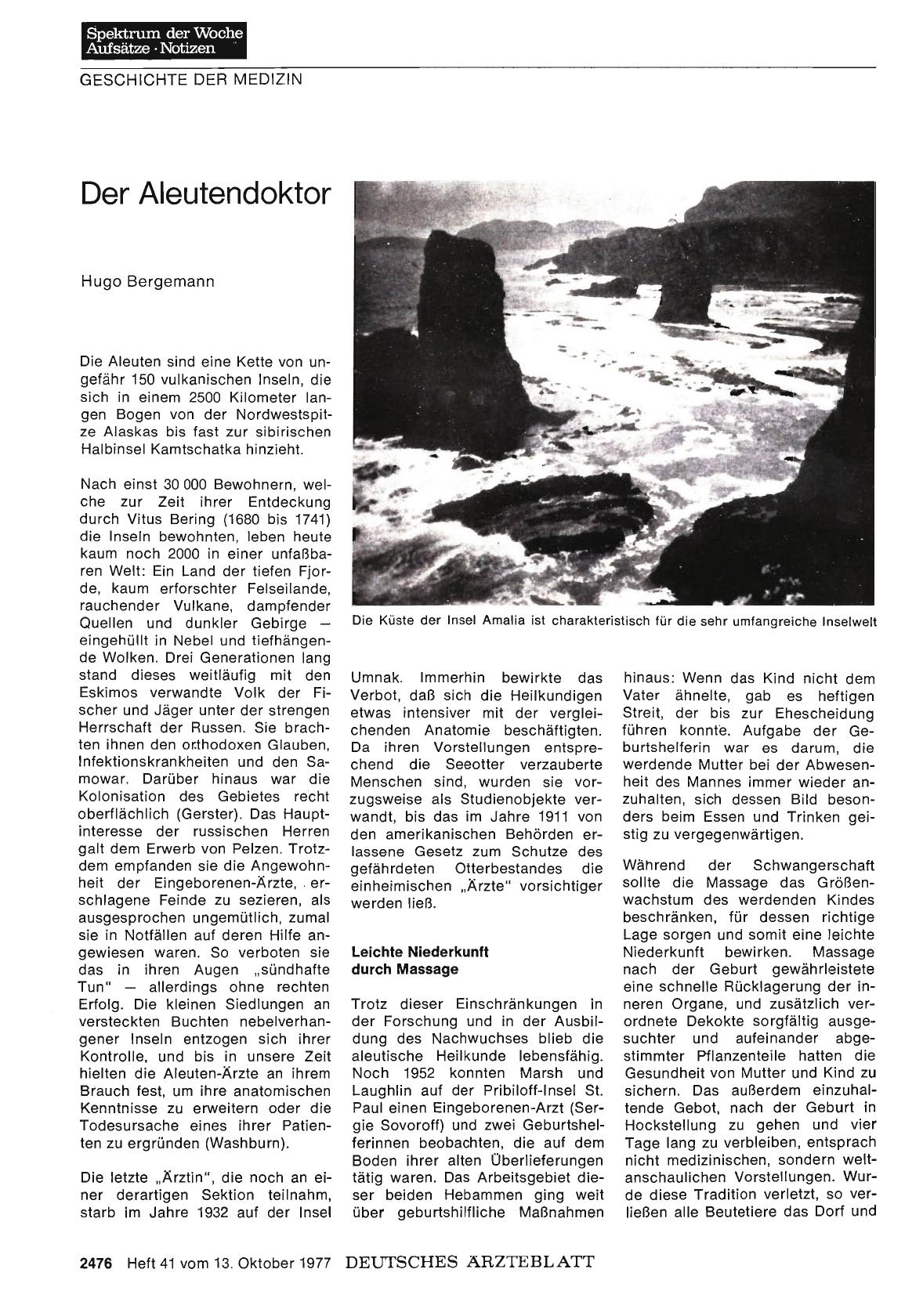 Vorschauseite 1: Der Aleutendoktor