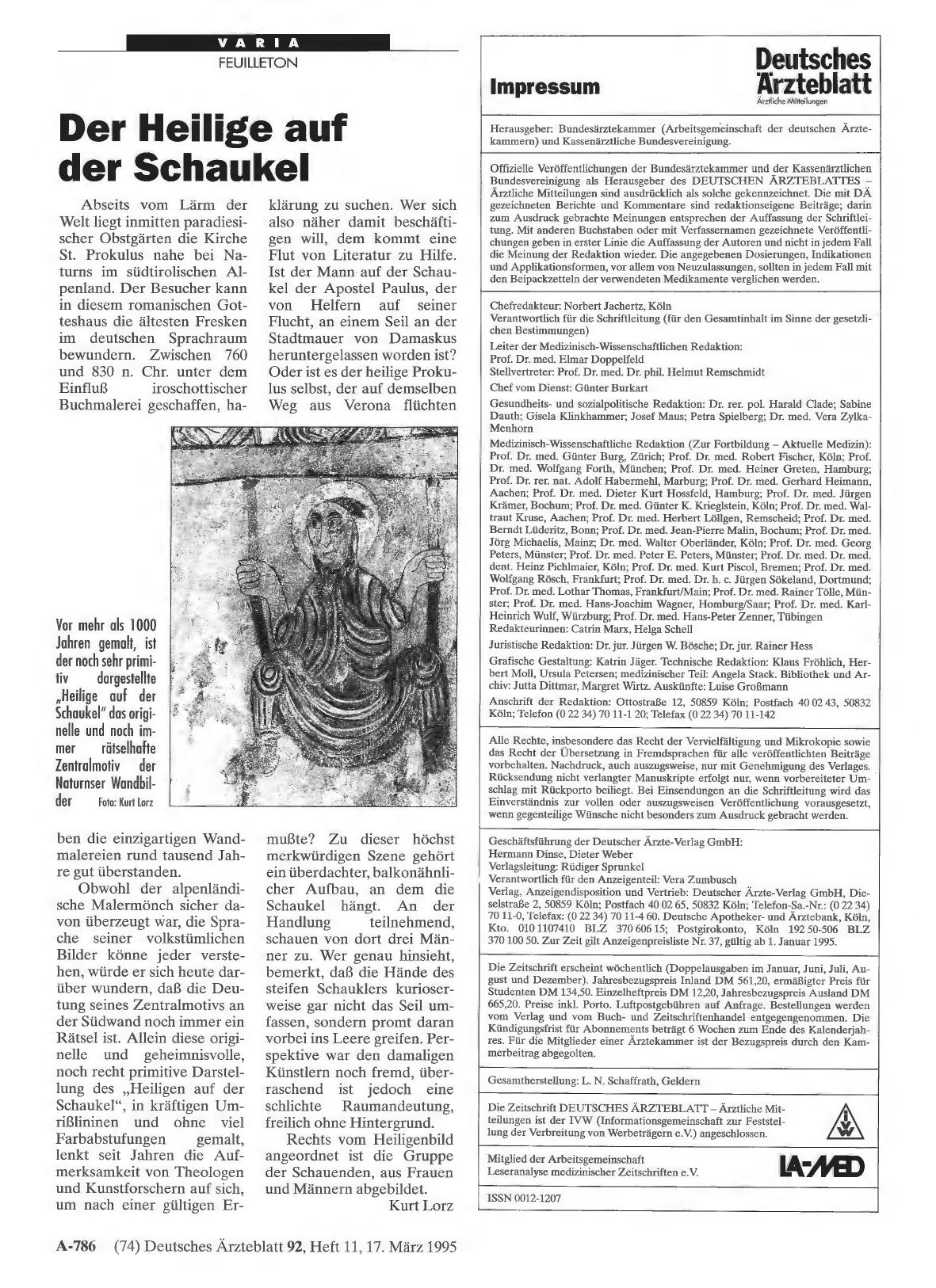 Vorschauseite 1: Der Heilige auf der Schaukel