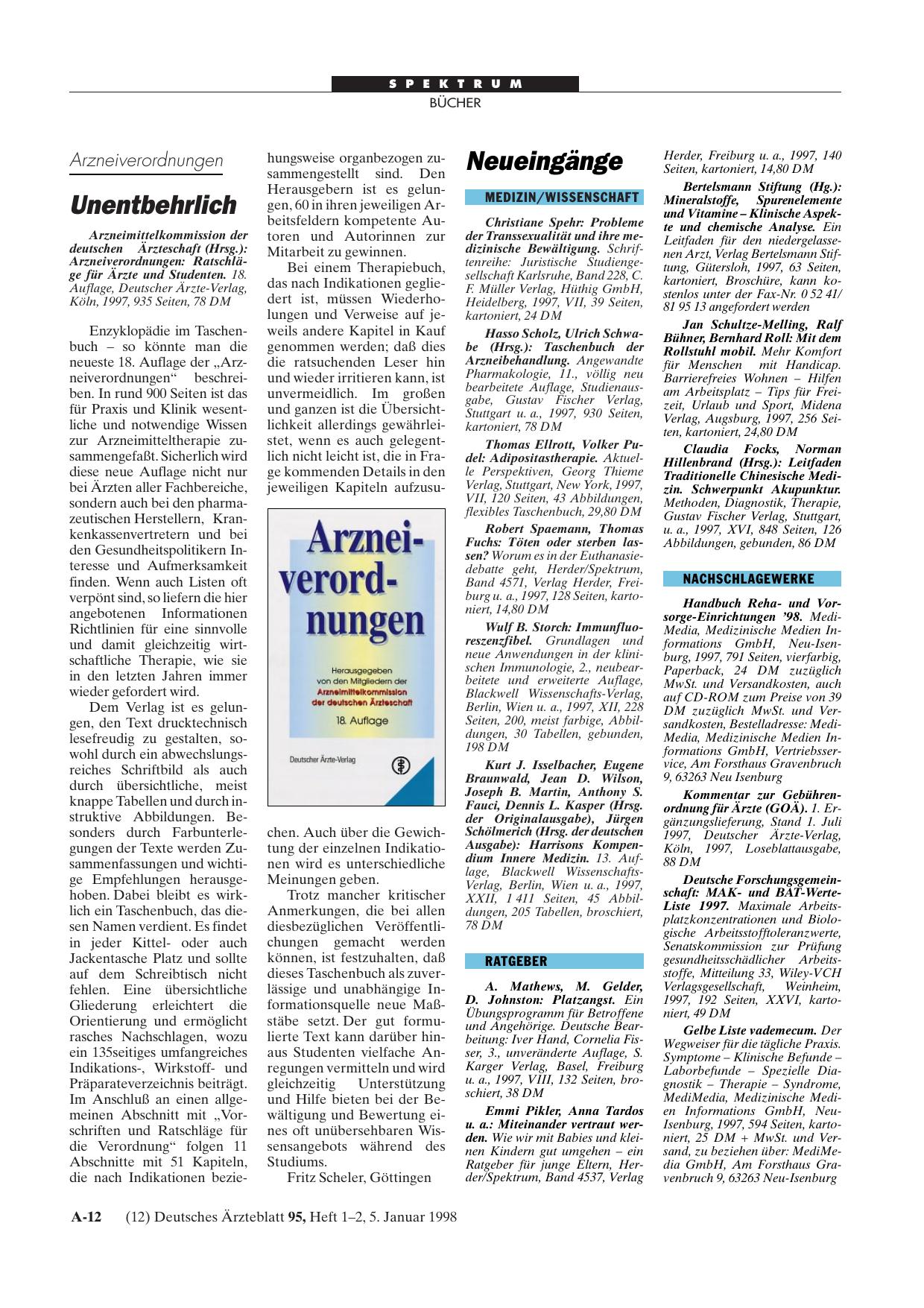 Vorschauseite 1: Arzneiverordnungen: Ratschläge für Ärzte und Studenten