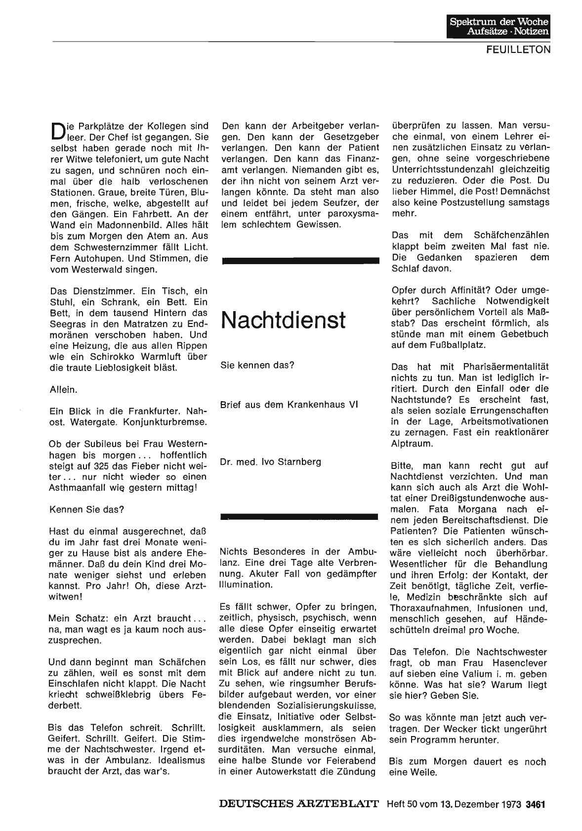 Vorschauseite 1: Nachtdienst