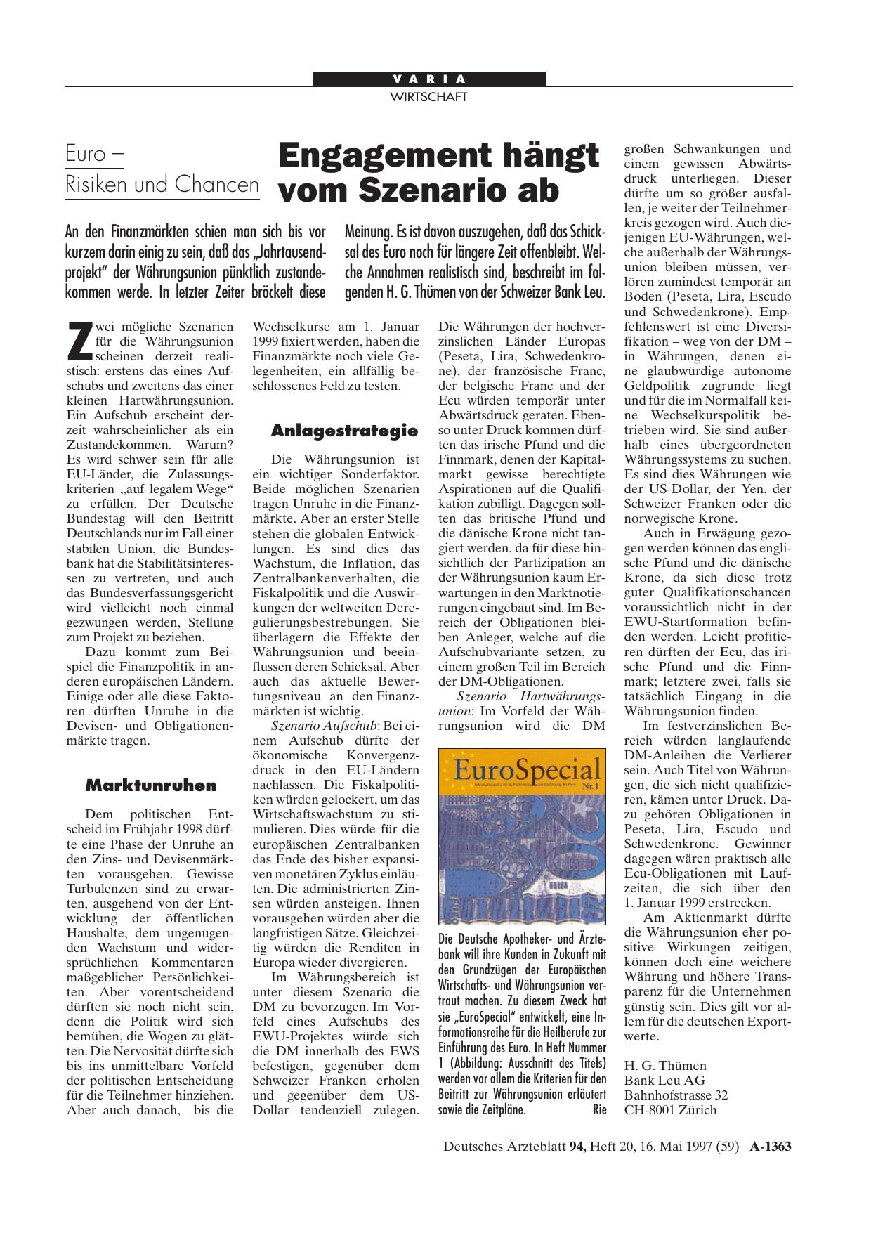 Vorschauseite 1: EuroSpecial