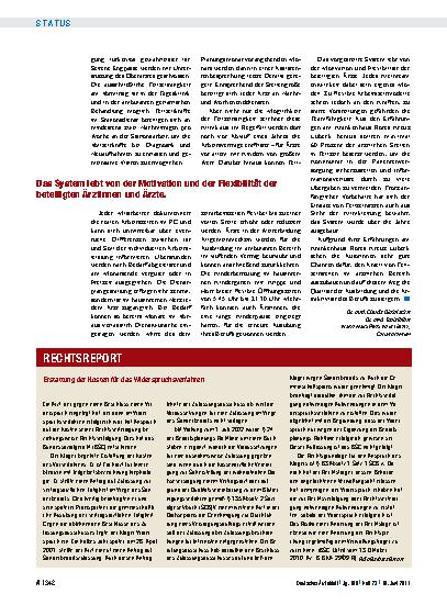 Vorschauseite 1: Erstattung der Kosten für das Widerspruchsverfahren