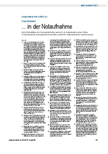 Vorschauseite 6: Klug entscheiden: ... in der Notaufnahme