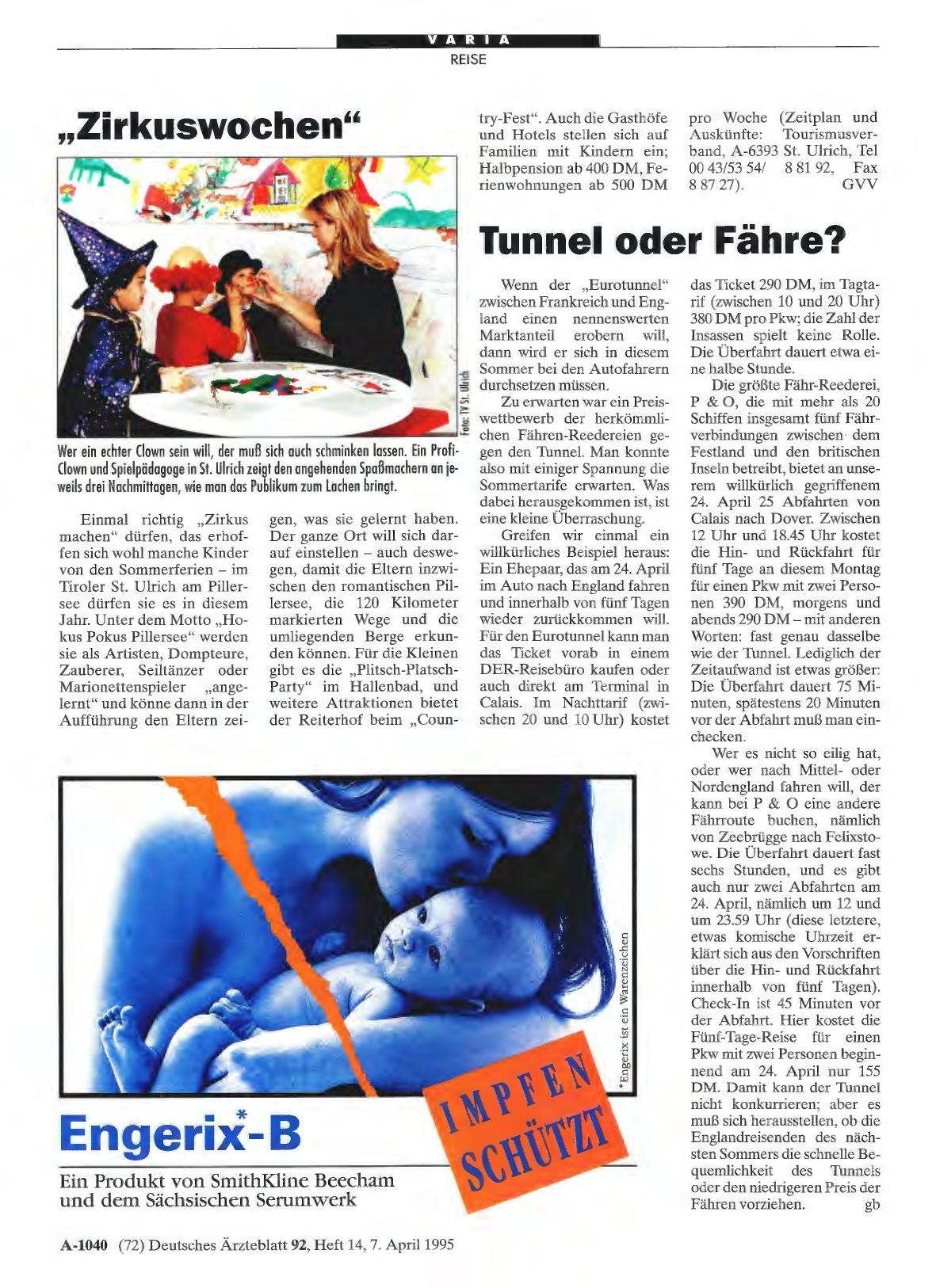Vorschauseite 1: „Zirkuswochen“