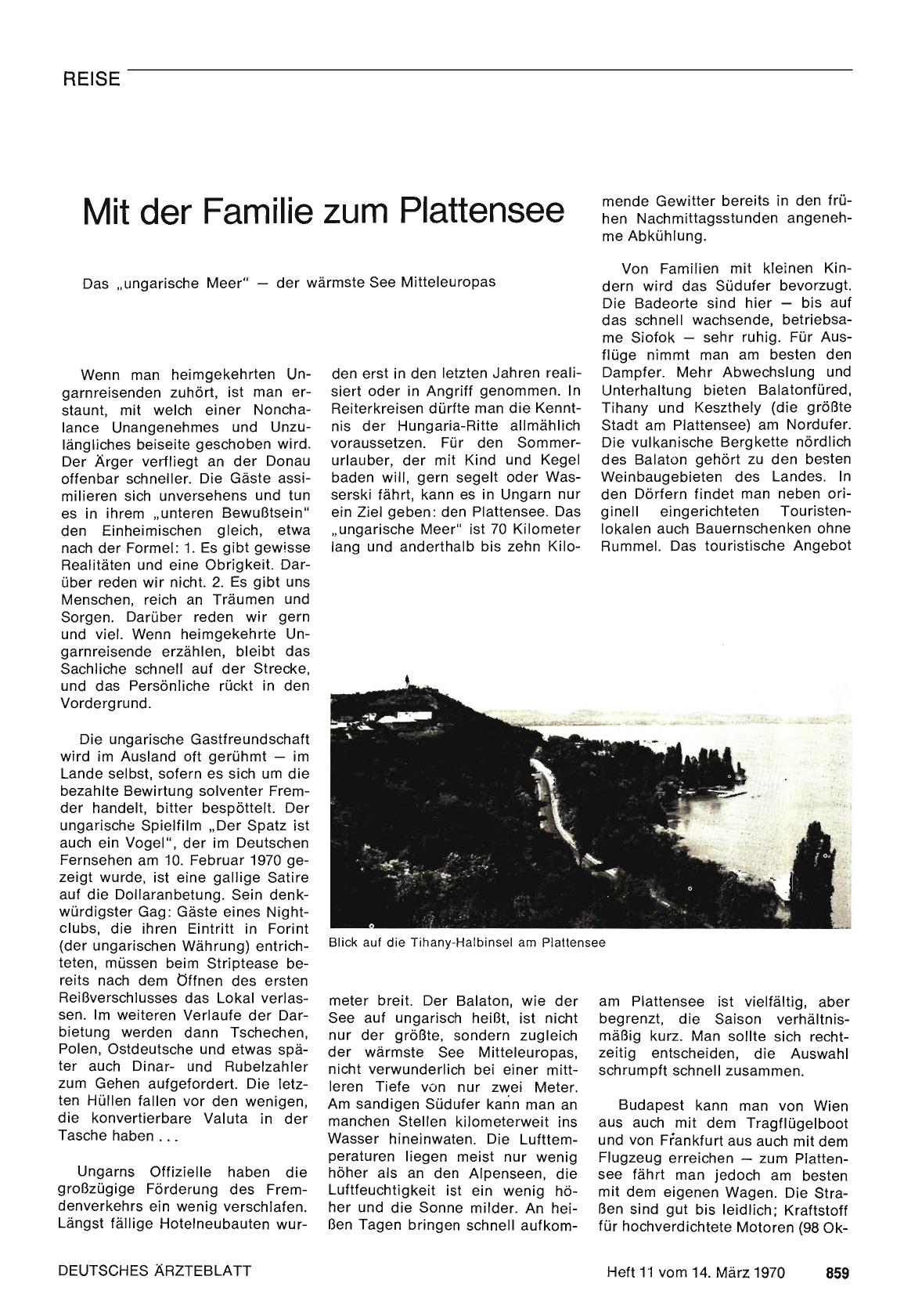 Vorschauseite 1: Mit der Familie zum Plattensee