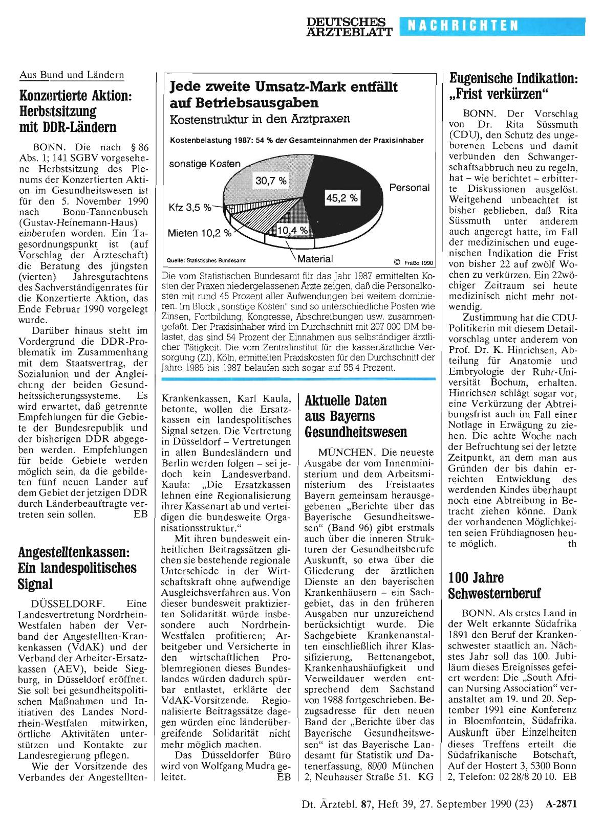 Vorschauseite 1: Eugenische Indikation: „Frist verkürzen“