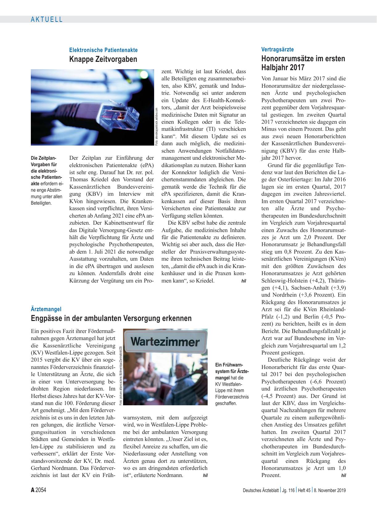 Vorschauseite 1: Ärztemangel: Engpässe in der ambulanten Versorgung erkennen