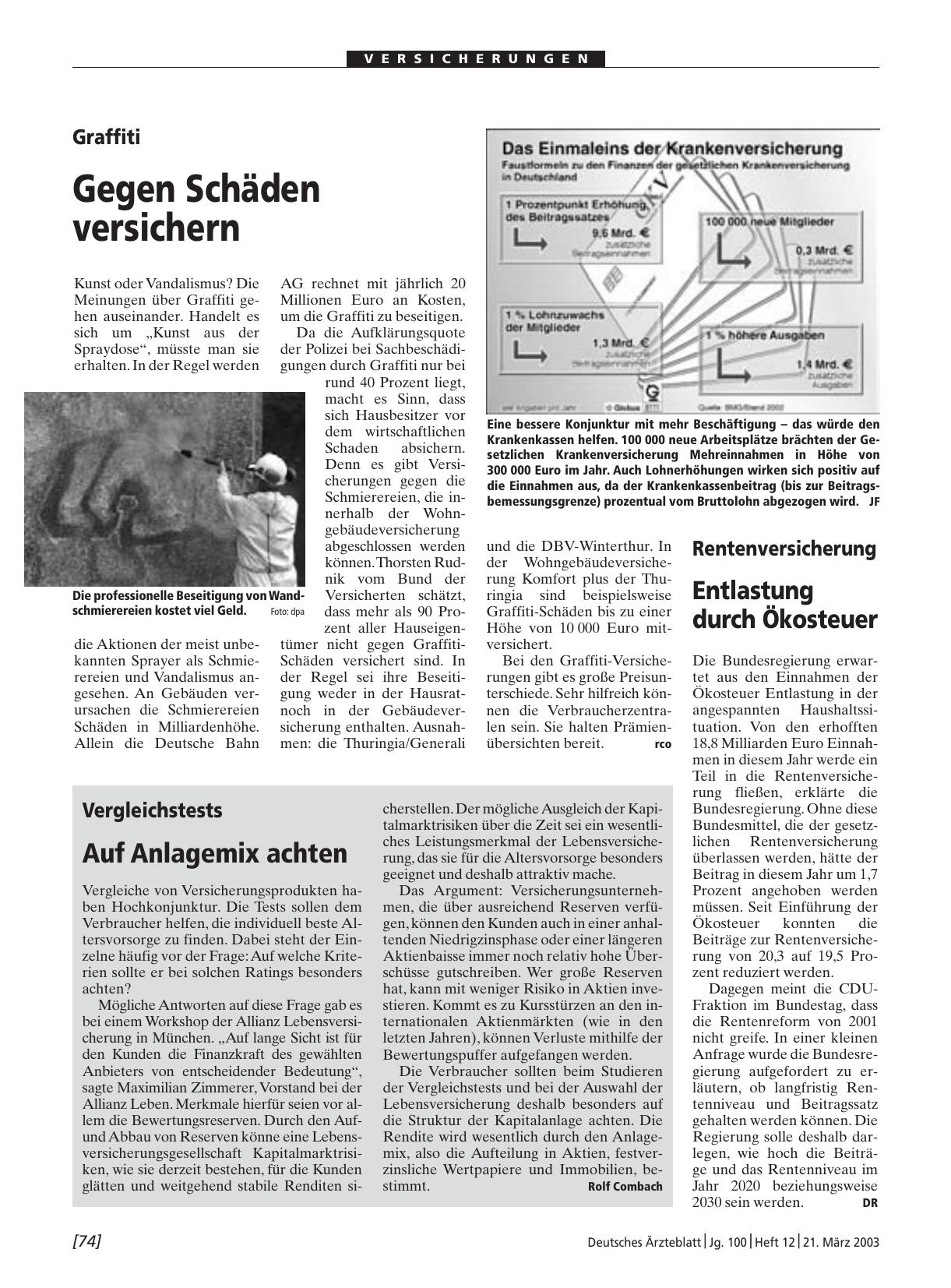 Vorschauseite 1: Das Einmaleins der Krankenversicherung