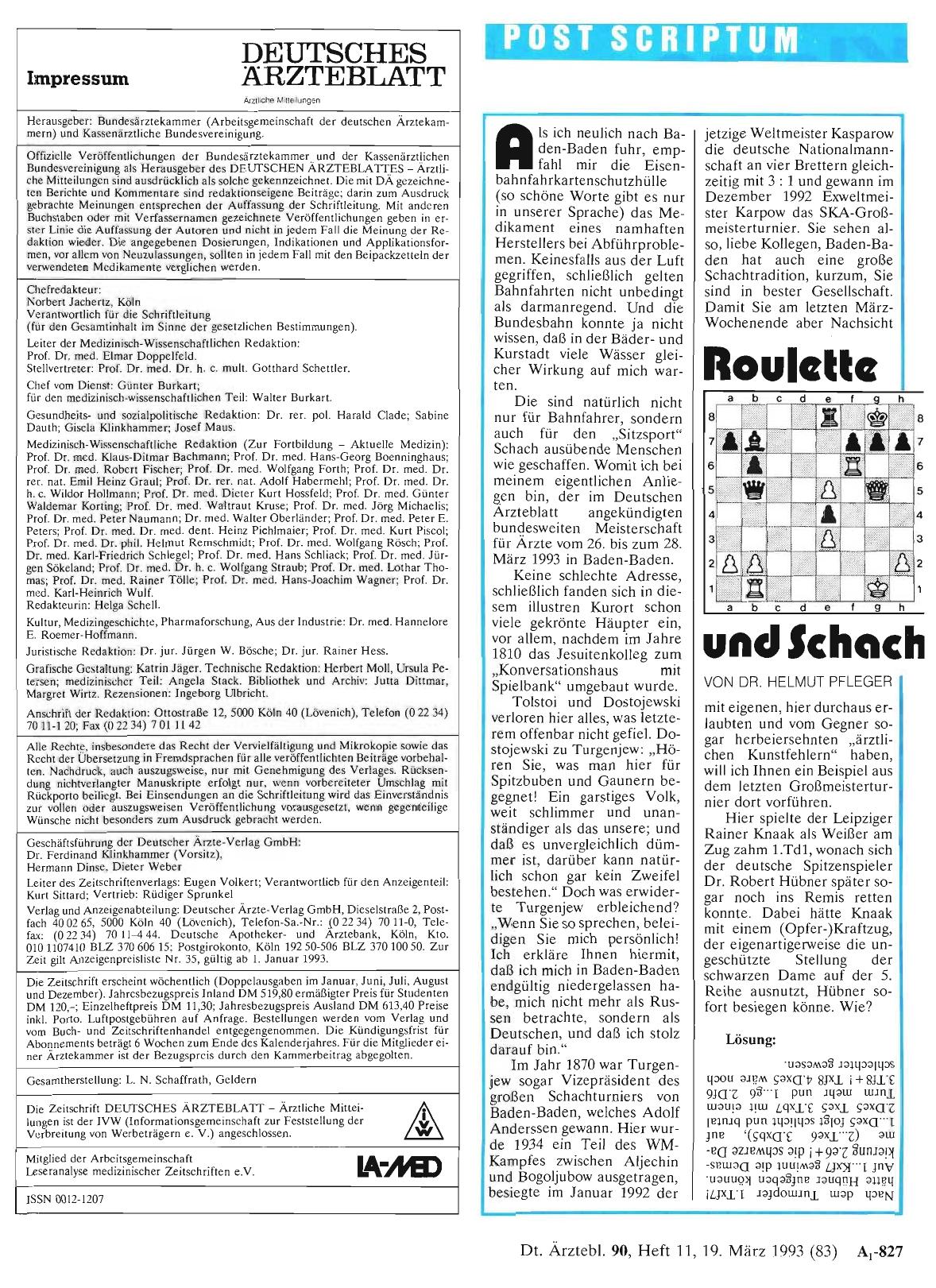 Vorschauseite 1: Roulett und Schach