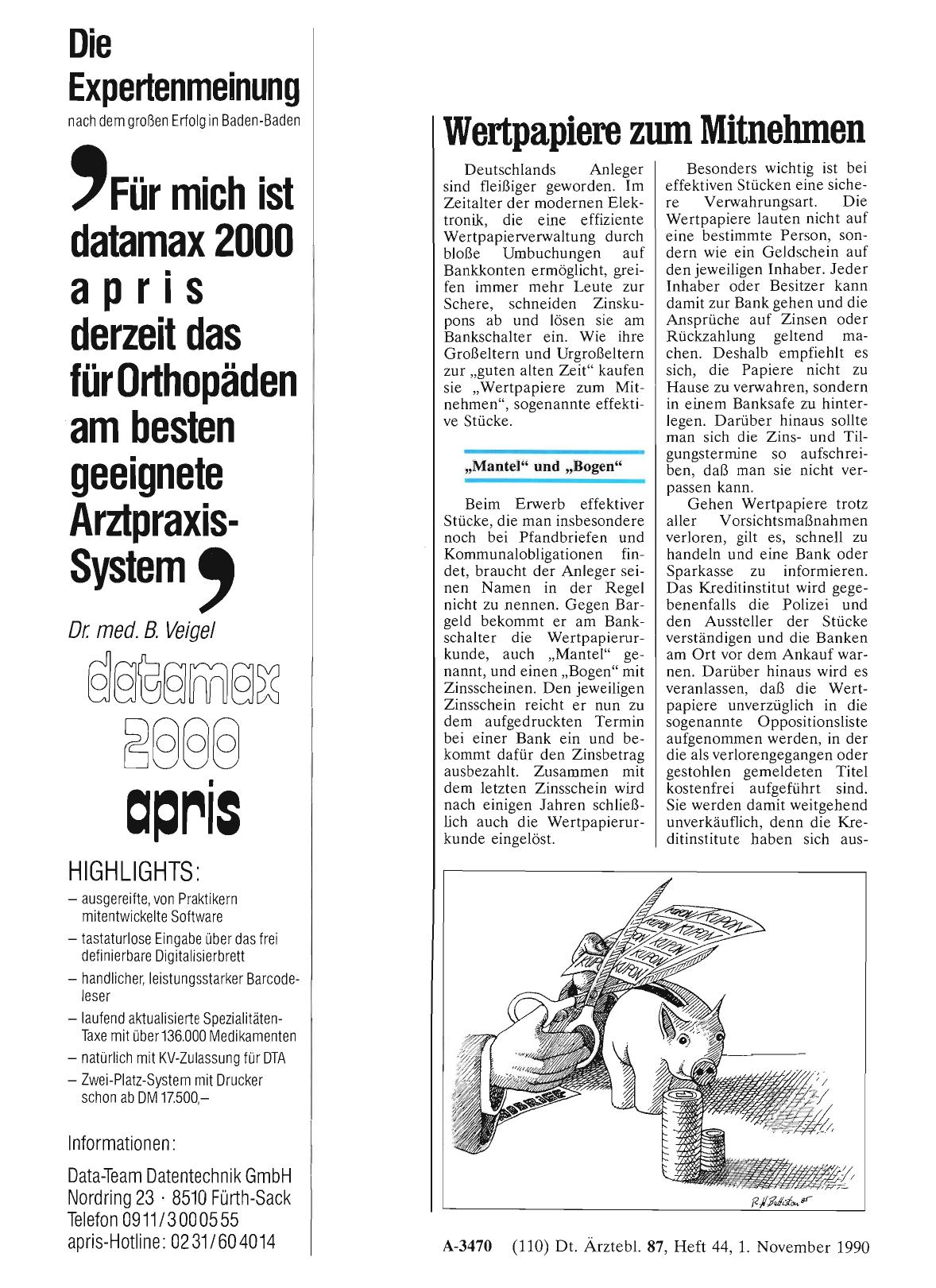 Vorschauseite 1: Wertpapiere zum Mitnehmen
