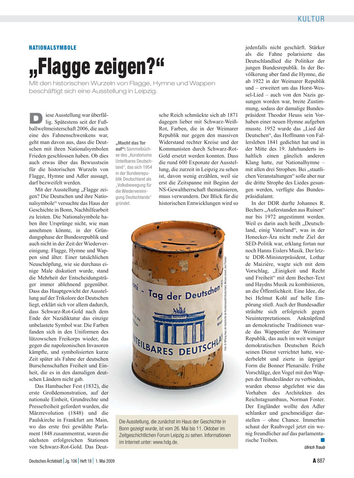 Vorschauseite 1: Nationalsymbole: „Flagge zeigen? “