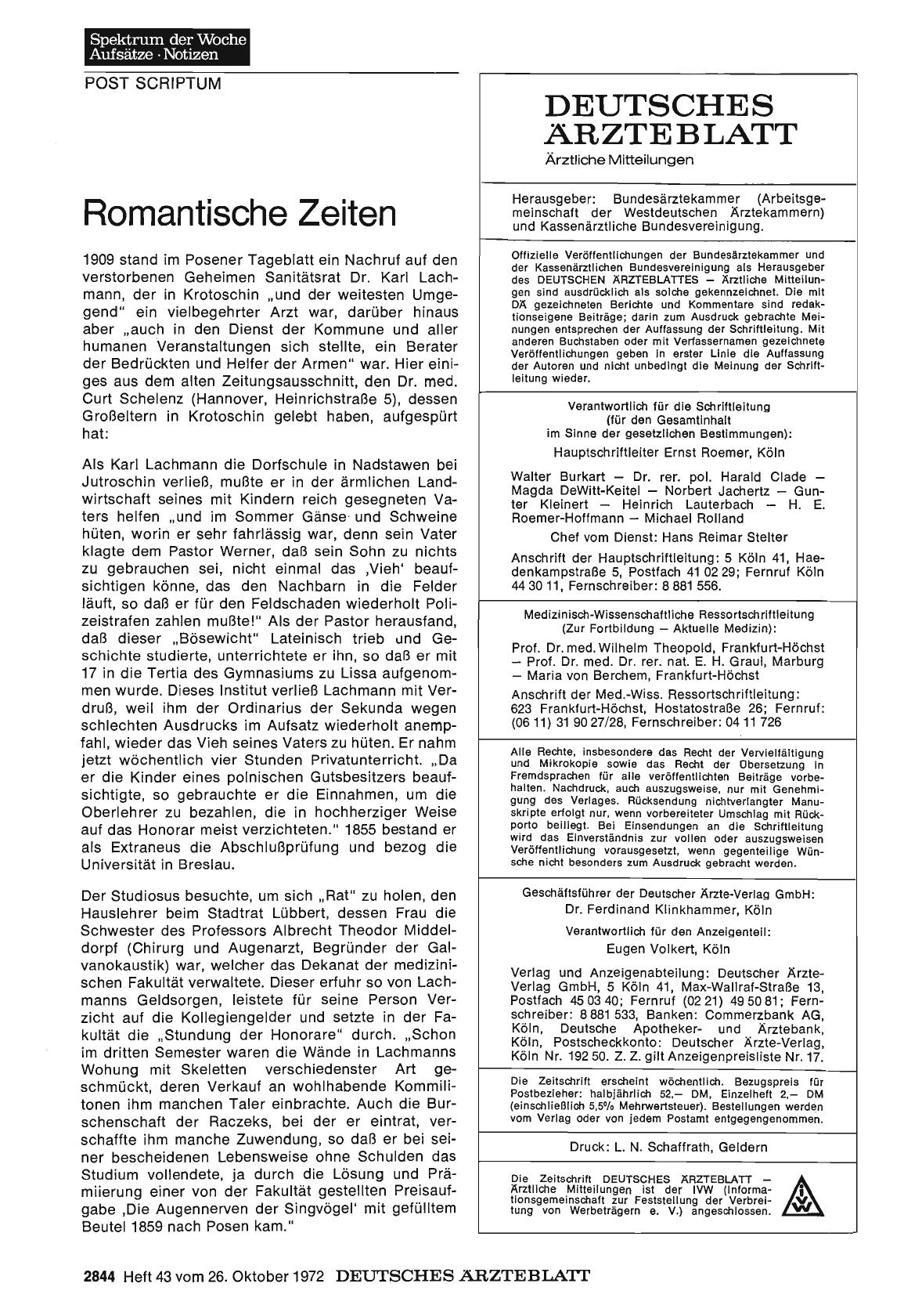 Vorschauseite 1: Romantische Zeiten
