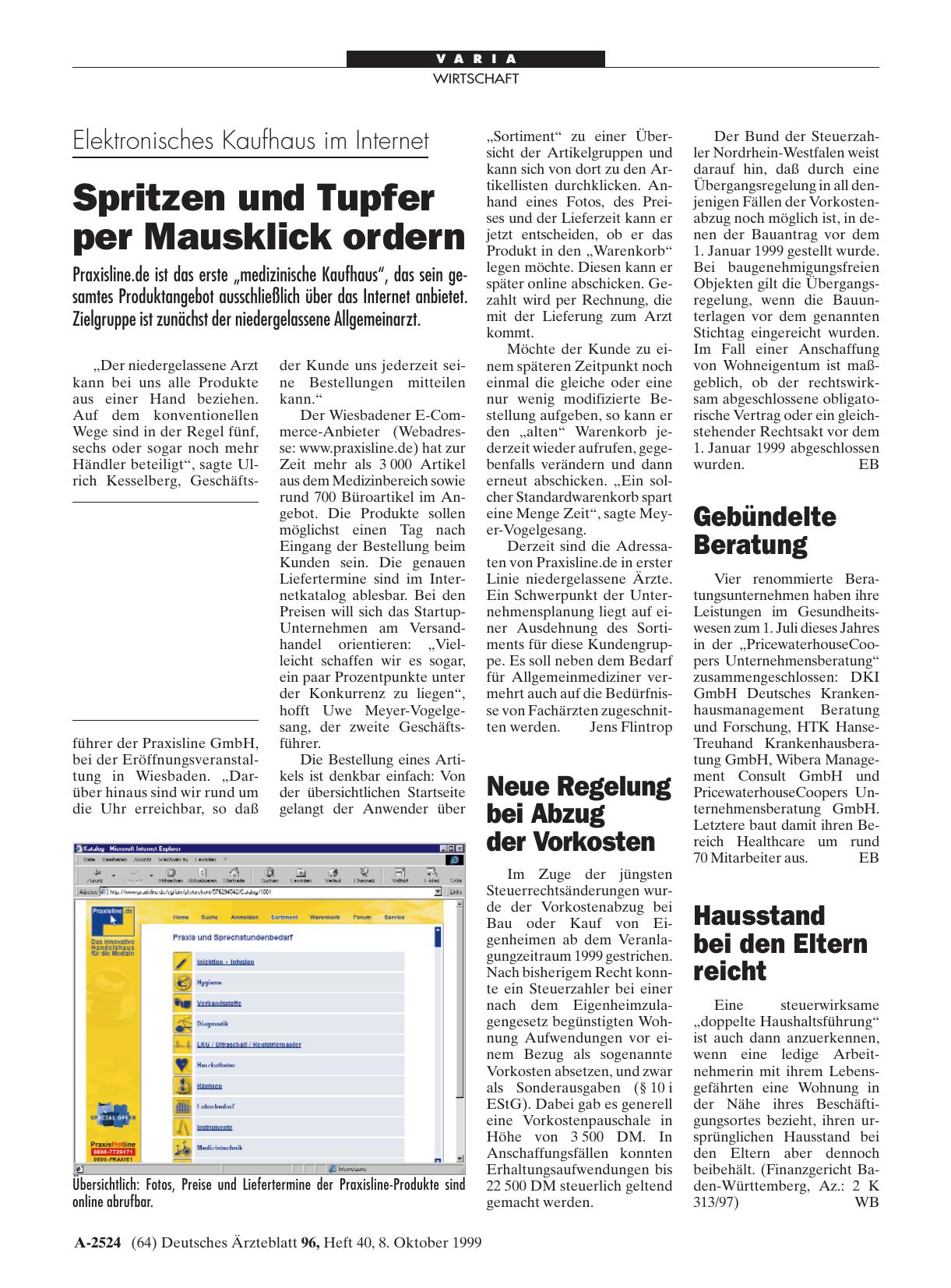 Vorschauseite 1: Gebündelte Beratung