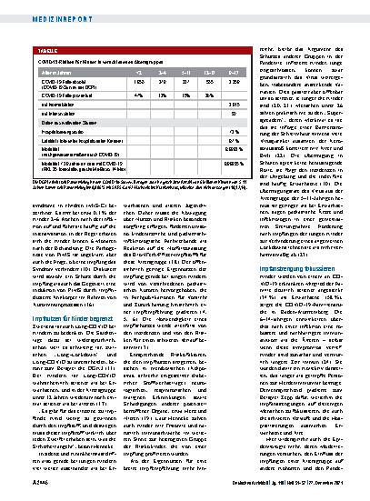 Vorschauseite 3: COVID-19-Impfung unter 12 Jahren: Die Impfentscheidung für Kinder soll wohl individuell bleiben