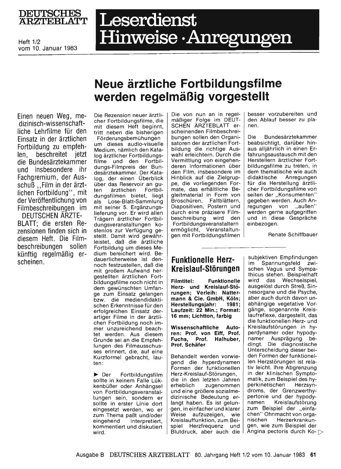Vorschauseite 1: Funktionelle HerzKreislauf-Störungen