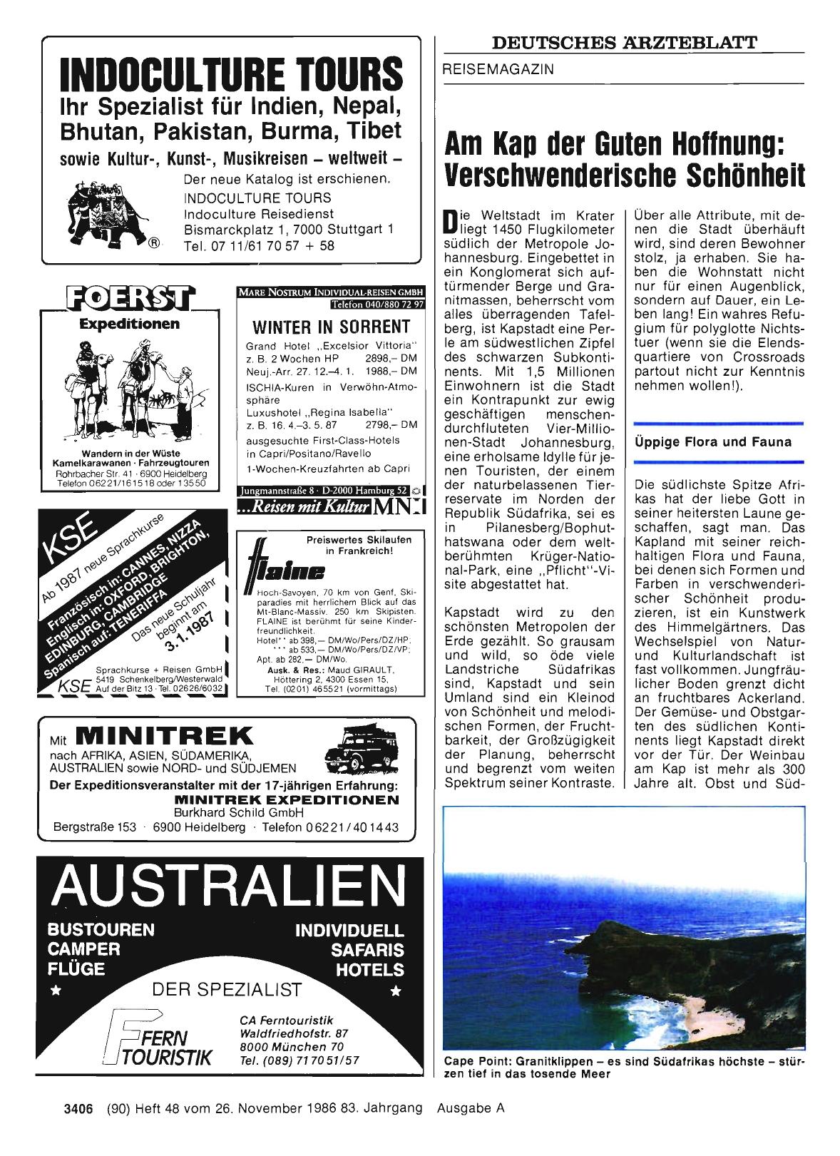 Vorschauseite 1: Am Kap der Guten Hoffnung: Verschwenderische Schönheit