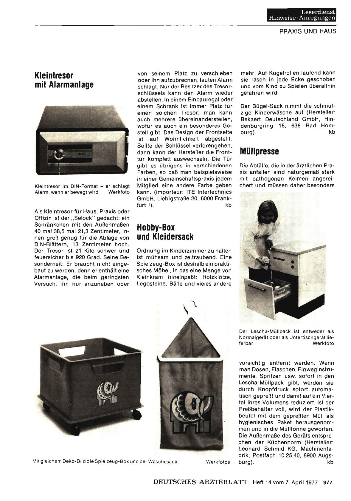 Vorschauseite 1: Müllpresse