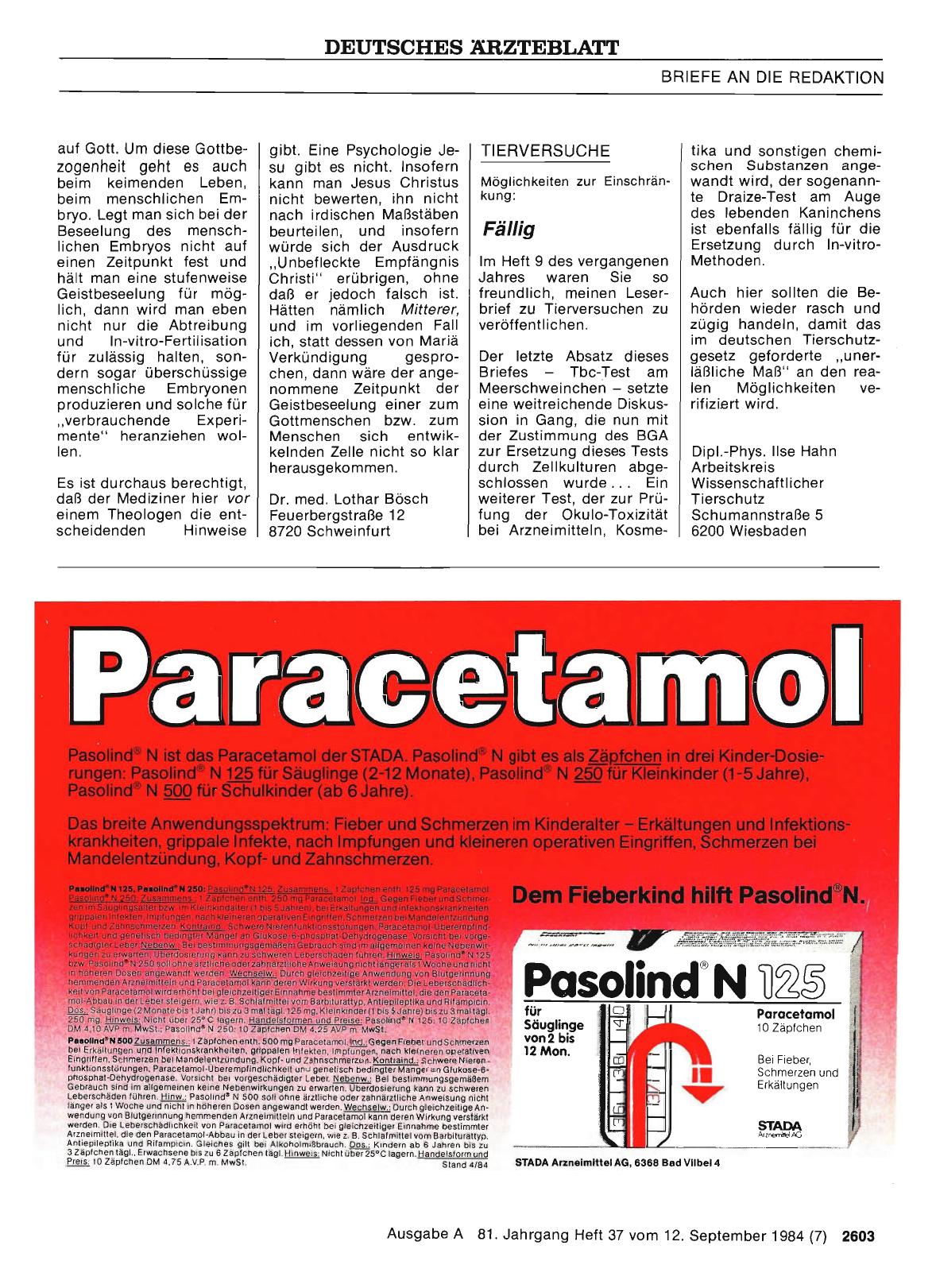 Vorschauseite 1: TIERVERSUCHE: Fällig