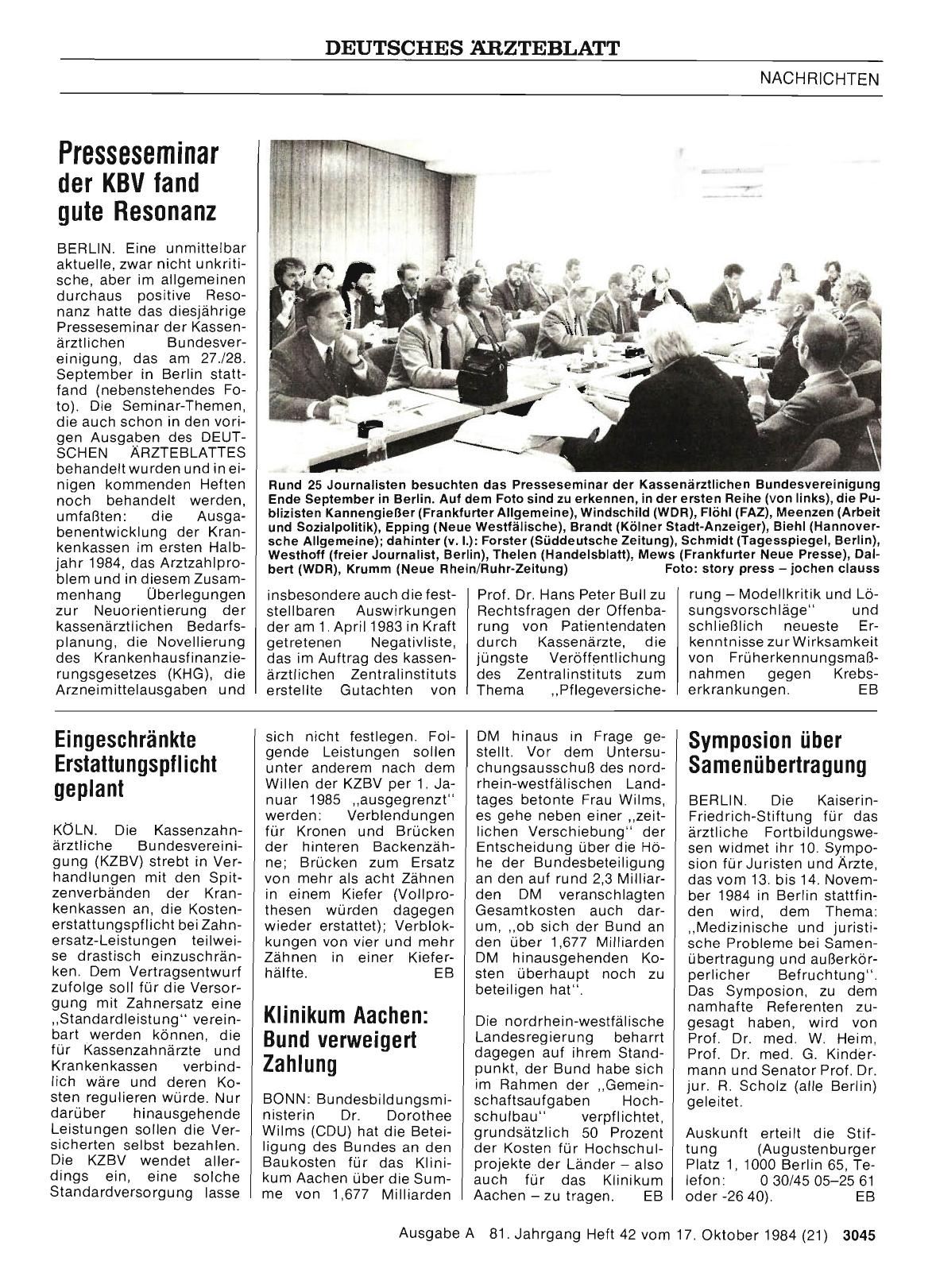Vorschauseite 1: Eingeschränkte Erstattungspflicht geplant