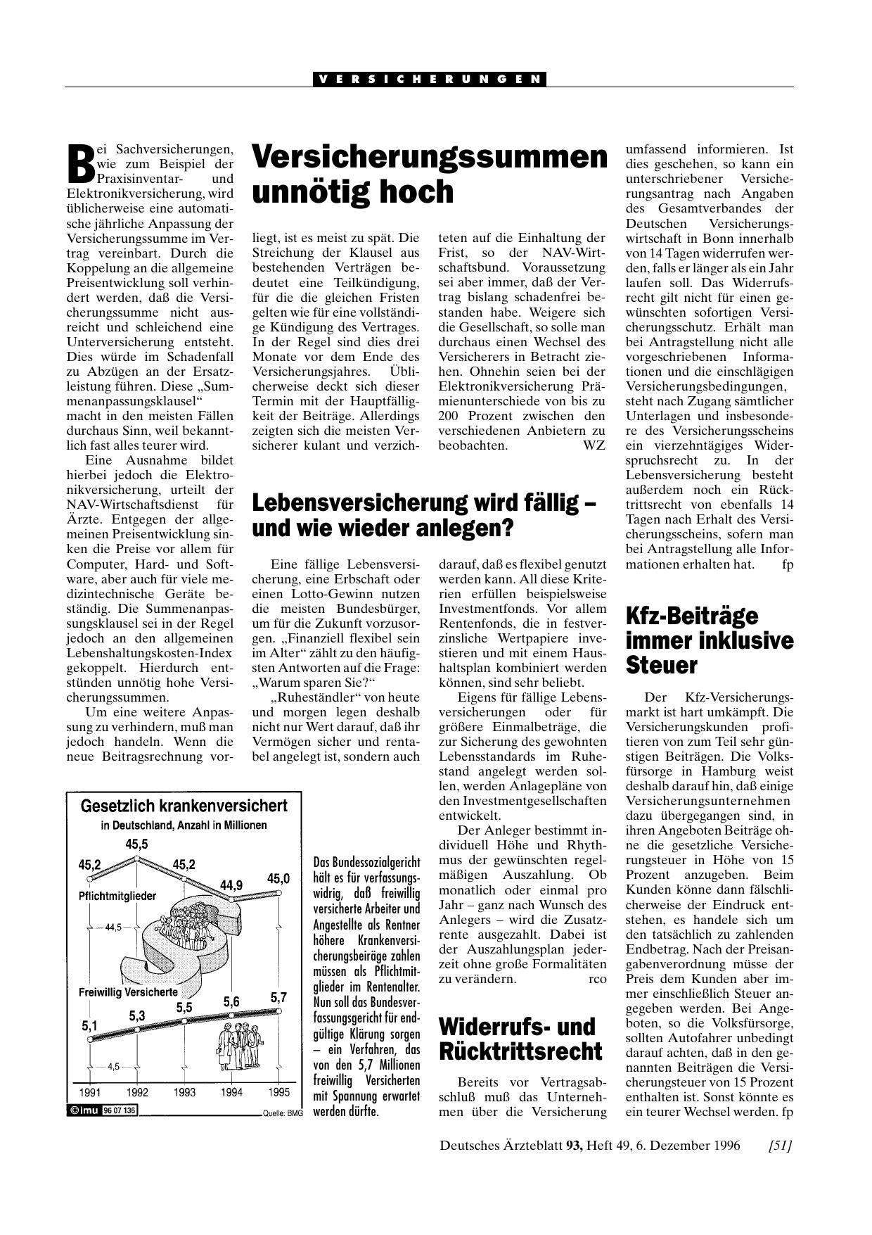 Vorschauseite 1: Kfz-Beiträge immer inklusive Steuer