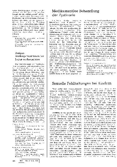 Vorschauseite 1: Medikamentöse Behandlung der Zystinurie