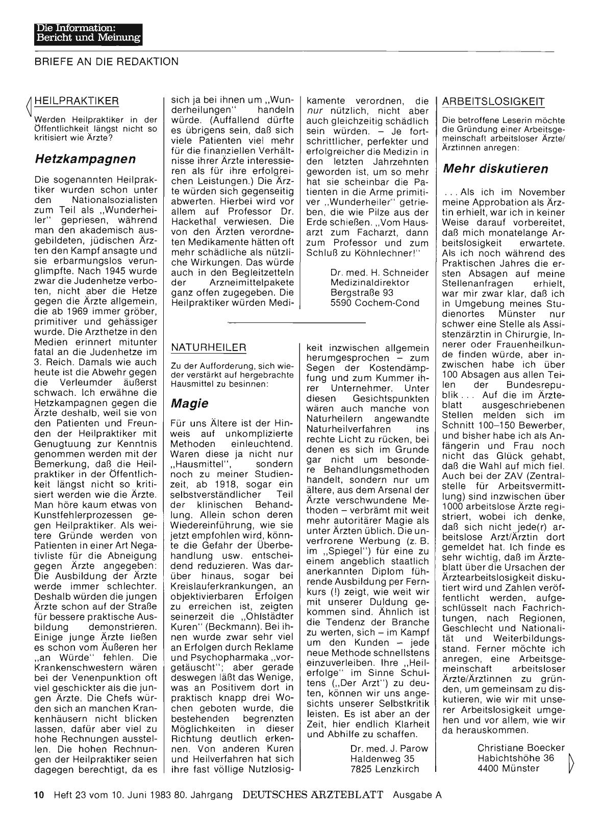 Vorschauseite 1: HEILPRAKTIKER: Hetzkampagnen