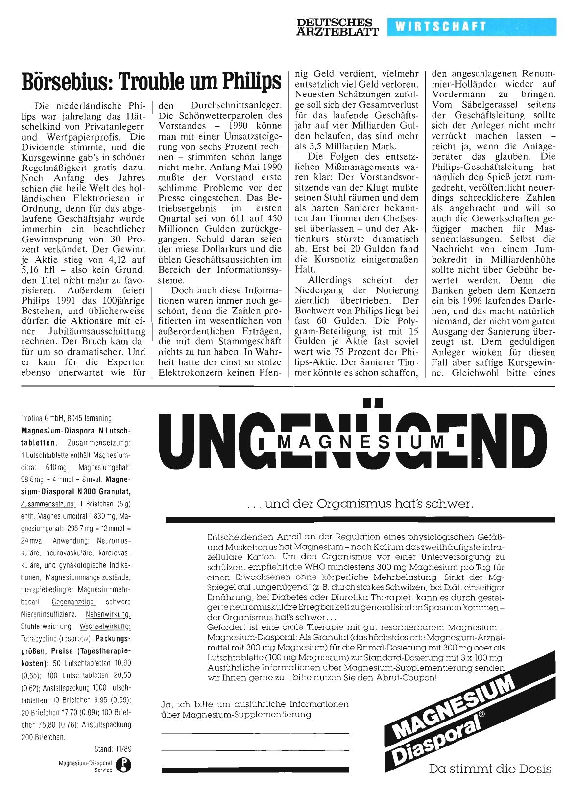 Vorschauseite 1: Börsebius: Trouble um Philips