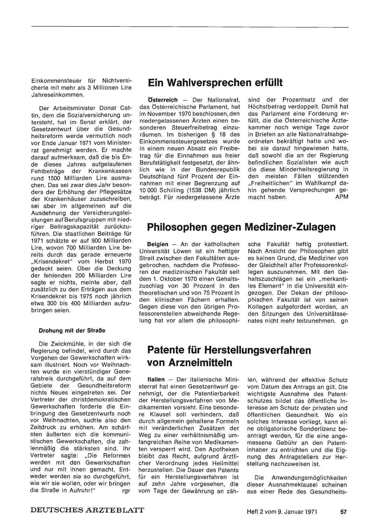 Vorschauseite 1: Ein Wahlversprechen erfüllt