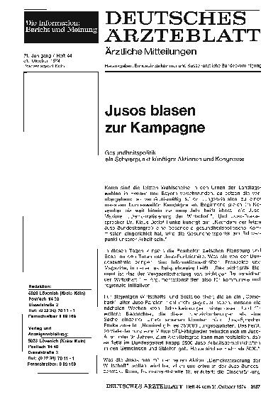 Vorschauseite 1: Jusos blasen zur Kampagne