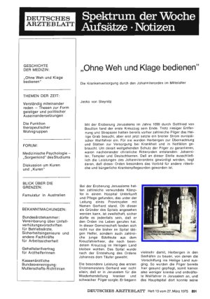 Vorschauseite 1: „Ohne Weh und Klage bedienen“