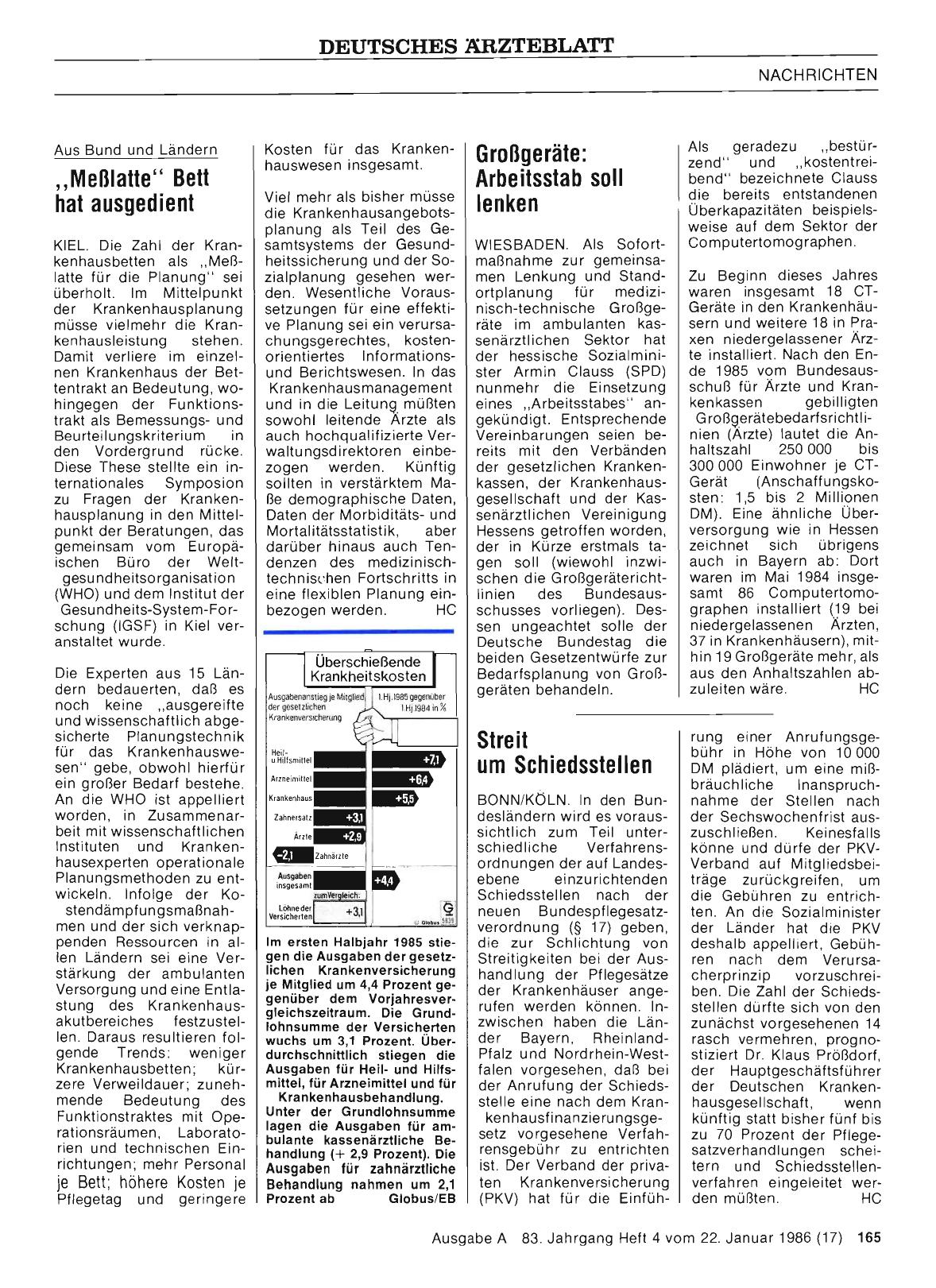 Vorschauseite 1: Streit um Schiedsstellen