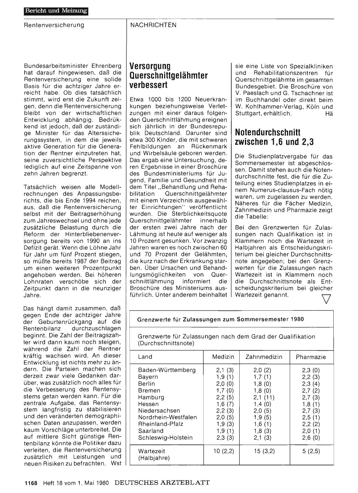 Vorschauseite 1: Notendurchschnitt zwischen 1, 6 und 2, 3