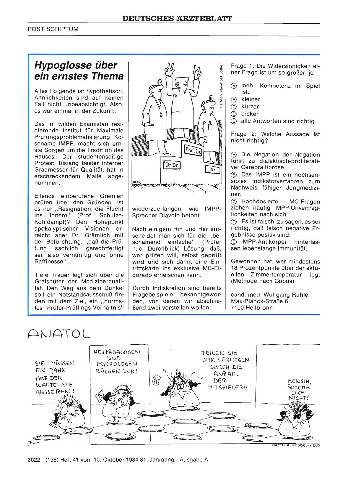 Vorschauseite 1: ANATOL