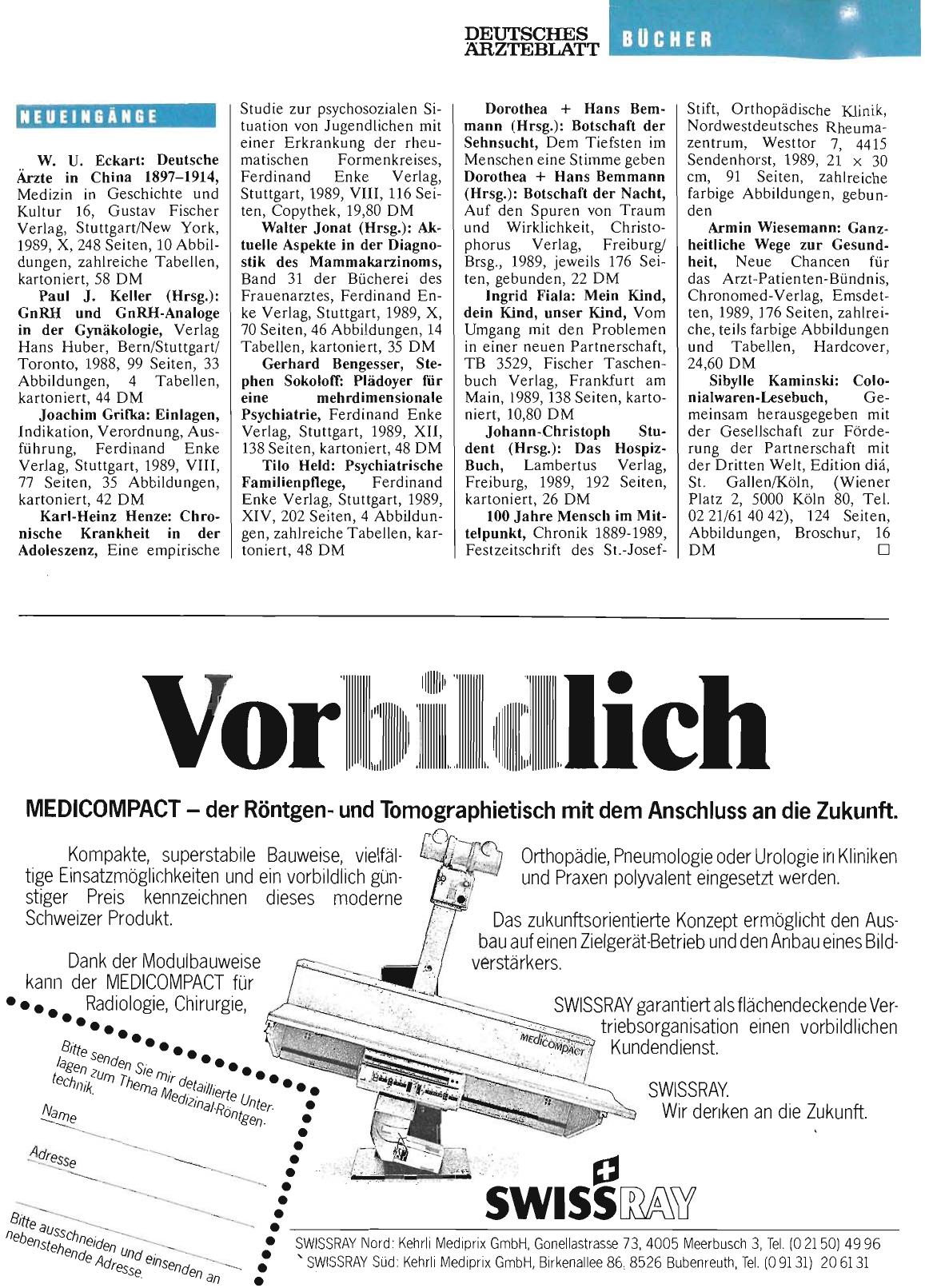 Vorschauseite 1: Neueingänge
