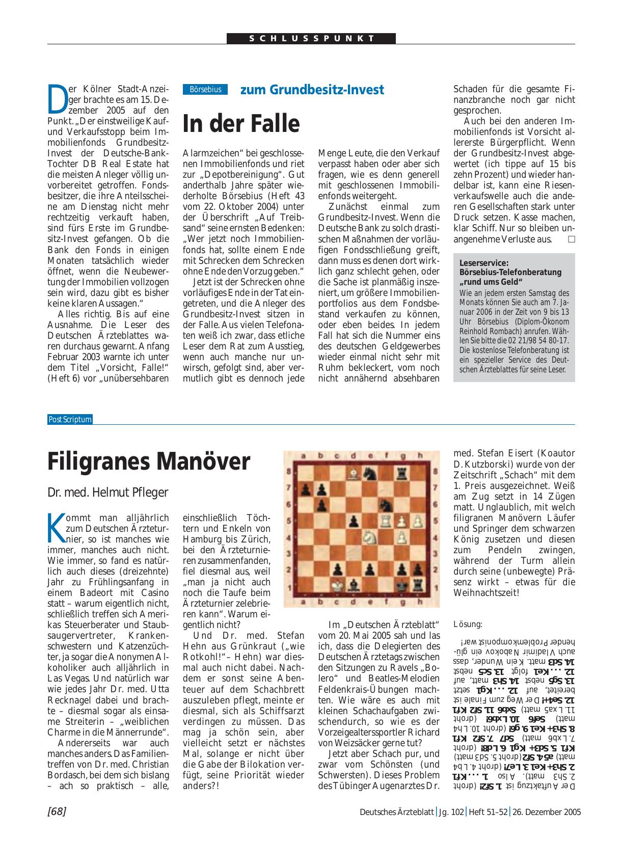Vorschauseite 1: zum Grundbesitz-Invest: In der Falle